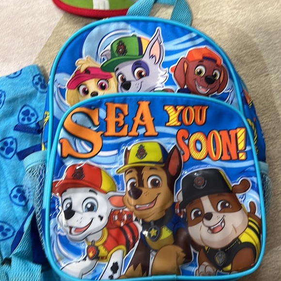 Bundle of toddler boys, paw patrol pajamas, baseball, cap hat and backpack set - Picture 2 of 4
